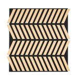 Panou acustic de perete Deco XII cu aspect de bambus, 60x60x1,8 cm