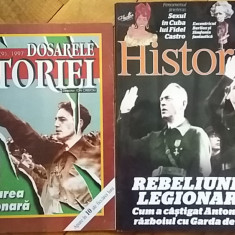 Lot 2 x Reviste Miscarea Legionara + Rebeliunea Legionara Codreanu Horia Sima