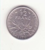 Franța 1/2 franc 1973