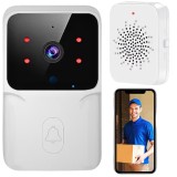 Cumpara ieftin Sonerie electrica Enforose M8, wireless, video, 480P, noapte, dimensiuni 85x53x24mm, set complet