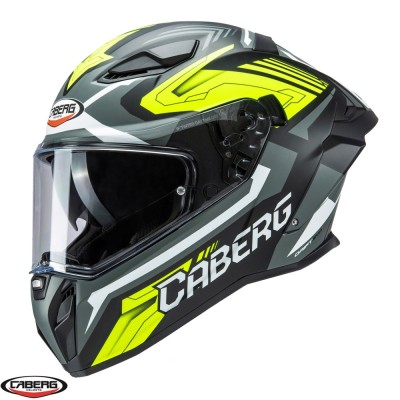 Casca integrala pentru scuter - motocicleta Caberg model Drift Evo II SV Jarama L6 negru/gri/galben fluor mat Pinlock ready &amp;ndash; lentila Pinlock inclusa foto