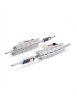 Set 2 Semnalizari Aripa Led BMW E46 Facelift 2002-2005, Xenon Bright