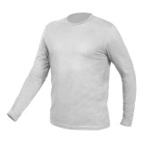 Tricou cu maneca lunga gri melange pentru lucru, marimea L, NEO TOOLS