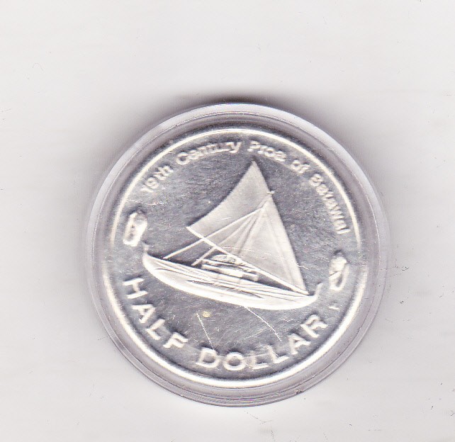 bnk mnd Micronesia 50 centi 2012 unc , barca