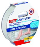 Cumpara ieftin Banda Antialunecare Adeziva Tesa pentru Baie si Dus, Antiderapanta Transparenta, 5m x 25mm, Rezistenta Apa