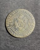 Moneda 15 creitari 1807 Austria semn monetarie E Alba Iulia