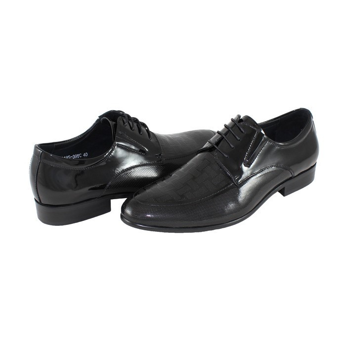 Pantofi eleganti barbati piele naturala - Saccio negru - Marimea 41