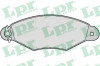 Set placute frana,frana disc CITROEN XSARA (N1) (1997 - 2005) LPR 05P661