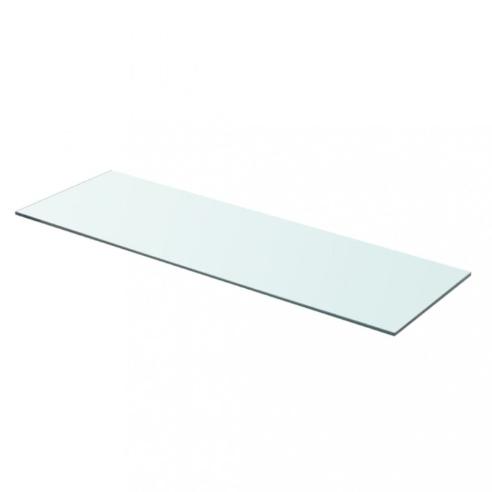 Gossi raft din sticla transparenta, 80 x 25 cm