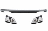 Difuzor Bara Spate Audi A3 8V Hatchback Sportback (2012-2015) S3 Design cu Ornamente Evacuare Performance AutoTuning