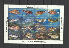 LIBIA 1983 FAUNA MARINA PESTI foto