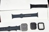 Apple Watch Series 8 41mm, GPS + Cellular in cutie, Otel inoxidabil, 42 mm, Negru
