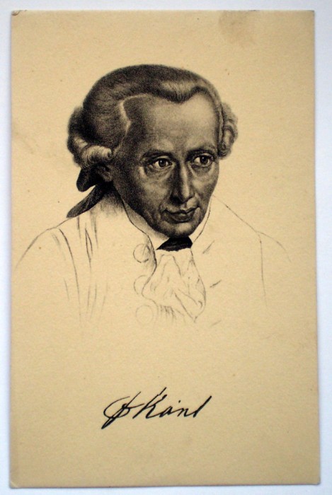 P.002 CARTE POSTALA IMMANUEL KANT FILOZOF