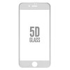 Folie Sticla Securizata iPhone 7/8 Alba Full Cover 9H, Protectie Ecran Anti Zgarieturi, Amprente, Praf