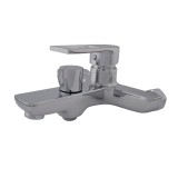 EDGE Z 09 Baterie cada zinc cu para de dus crom EDGE FLOW Innovative ReliableTools