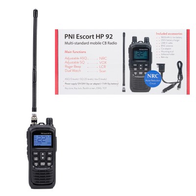 Aproape nou: Statie radio CB portabila PNI Escort HP 92 multi standard, 4W, AM-FM, foto