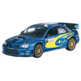 Masinuta die cast de curse, scara 1:36, 12.5 cm, Subaru, albastra, Goki