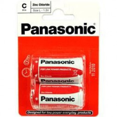 Panasonic baterii r14 c zinc carbon 2 buc. la blister foto