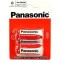 Panasonic baterii r14 c zinc carbon 2 buc. la blister
