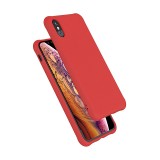 Husa TPU OEM Shockproof Frosted pentru Apple iPhone X / Apple iPhone XS, Rosie