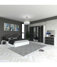 Dormitor Mob01 Gri 180x200cm