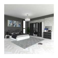 Dormitor Mob01 Gri 180x200cm