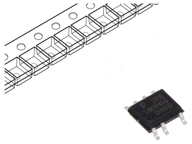 PMIC AC/DC Switcher Controller SMPS 85-265V SO-8C