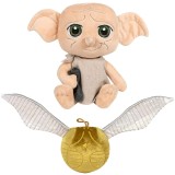 Set 2 jucarii de plus, Play by Play, Dobby 15 cm si Snitch 8-25 cm, Harry Potter