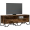 vidaXL Dulap TV, stejar fumuriu, 122x34x41 cm, lemn prelucrat