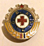 MEDICINA INSIGNA GPAS MICA METAL ALB GATA PENTRU APARAREA SANITARA 18,50/18,59MM