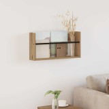 vidaXL Raft pentru reviste cu raft Stejar Artizanal 60 x 12 x 30 cm 890802