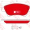 Set placute frana,frana disc RENAULT MEGANE II Limuzina (LM0/1) (2003 - 2016) TRW GDB1552DTE