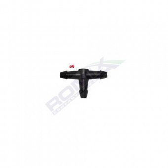 CONECTOR TEU FURTUN CONDUCTE UNIVERSAL 6MM - NEGRU SET 5 BUC foto