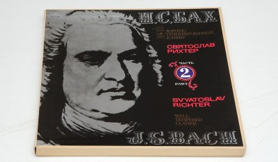 J.S. Bach &amp;ndash; The Well-Tempered Clavier II.- set de 3 discuri vinil vinyl LP NOU foto