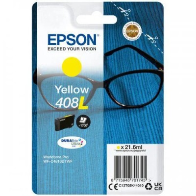 Cartus cerneala Epson 408L Ink Tank, DURABrite Ultra ink, Yellow, foto