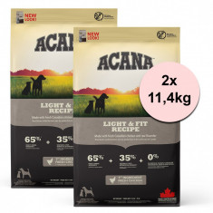 Acana Light &amp; Fit Recipe 2 x 11,4 kg