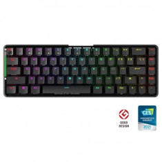 Tastatura gaming mecanica cu sau fara fir ASUS ROG Falchion Cherry MX Red neagra iluminare RGB foto