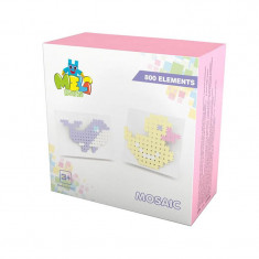 Set creativ de constructie, Minis Pastel 800 piese, Meli EduKinder World