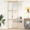 vidaXL Ușă glisantă auriu 76x205 cm sticlă ESG transparentă/aluminiu 155148