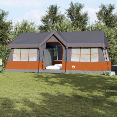 vidaXL Corturi Gri și portocaliu 622 x 295 x 238 cm Poliester