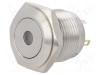 Comutator anti-vandalism ONPOW 2 SPST-NO 2A/36VDC IP65 galben