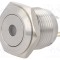 Comutator anti-vandalism ONPOW 2 SPST-NO 2A/36VDC IP65 galben
