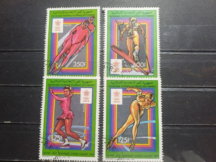 COMORE 1988-J.O. CALGARY-SERIE CTO