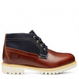 LICHIDARE STOC!Bocanci TIMBERLAND originali piele waterproof +lana Hainsworth 40, Piele naturala, Multicolor