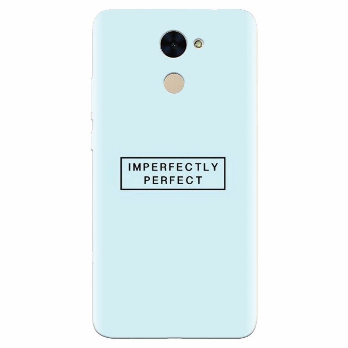 Husa silicon pentru Huawei Enjoy 7 Plus, Imperfectly Perfect
