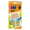 Set Creioane Colorate BIC, 12 Bucăți, V&acirc;rf Subțire, Multicolor