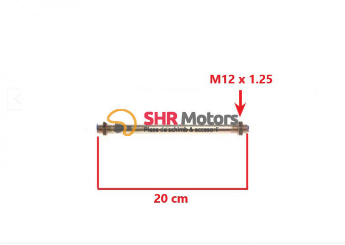 Bieleta / Tija directie ATV M12 x 1.25 model 4