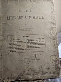 Studii literare si politice - Emanoil Kretzulescu