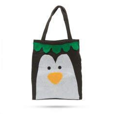 Sacoşă pt. cadouri - model pinguin 55966B