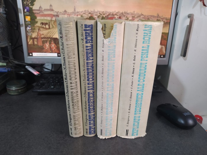 Explicații Teoretice ale Codului Penal Rom&acirc;n vol. 1-4, Dongoroz... 1969-1972 001